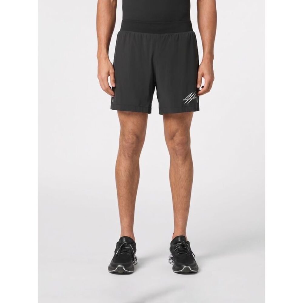 Plein Sport Men Technical Fabric Shorts Plein Sport